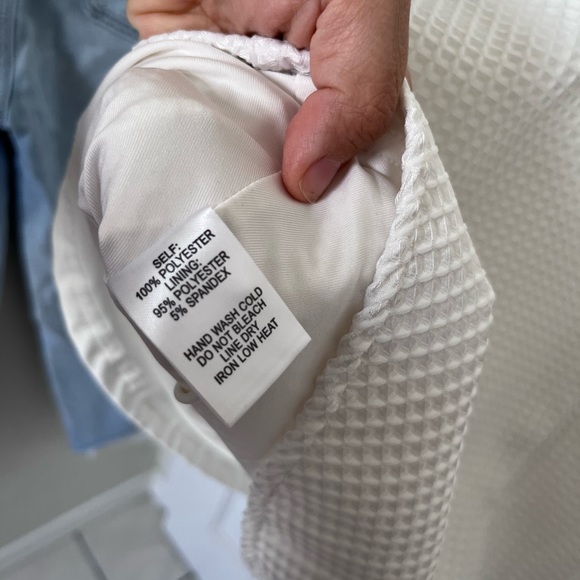 Lulus Cute Crush White Puff Sleeve Mini Skater Dress Small - Picture 7 of 10